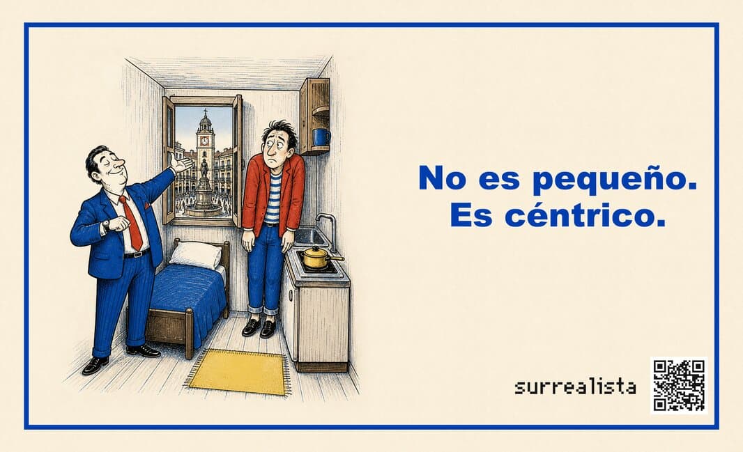 No es pequeño. Es céntrico.
