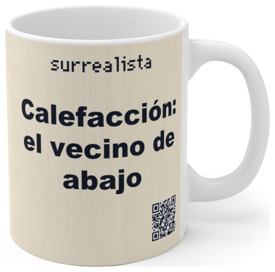 Calefacción: el vecino de abajo, la cara de la frase